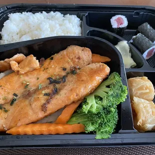 Teriyaki Salmon Lunch Box