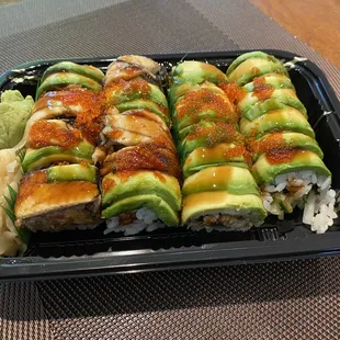 Dragon Maki Roll, Caterpillar Maki Roll