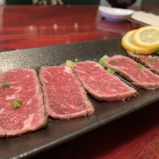 Beef sashimi