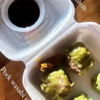 Wasabi pork syumai