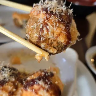 Close-up takoyaki