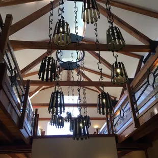 Inside is rustic. Low key.