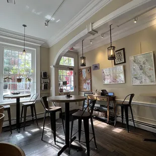 the interior of the restaurant