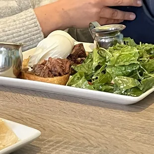 Brisket Braised Short Rib Benedict Available Daily