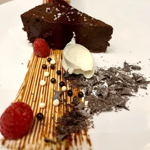 Flourless Chocolate Cake.