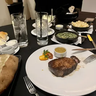 The Best Steak dinner with the Best Service in town! Thank You Juan! We will be back in April