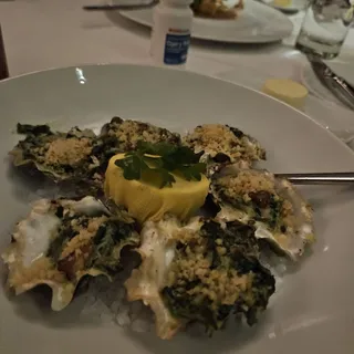 Oysters Rockefeller