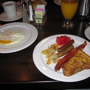 "Over Easy Egg" + Breakfast Buffet