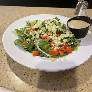 I swear this was the best salad I ever had n my boyfriend said I ate the whole thing! Cesar&apos;s dressing