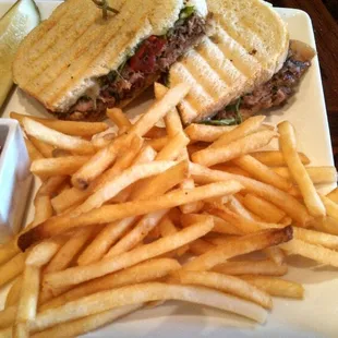 Strip loin panini