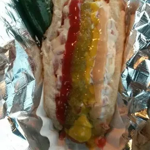 Mexican style with all the works.