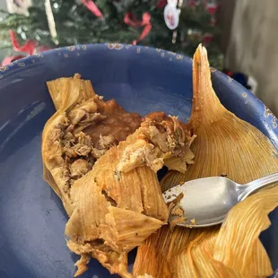 Beef tamale goodness!