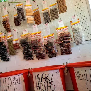 Cool spices and items on display for sale