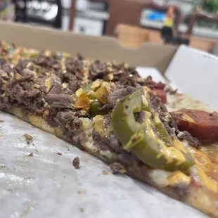 One of the delicious pizzas
