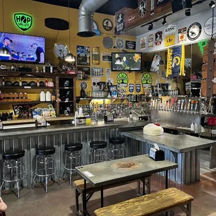 View of the interior/bar area.