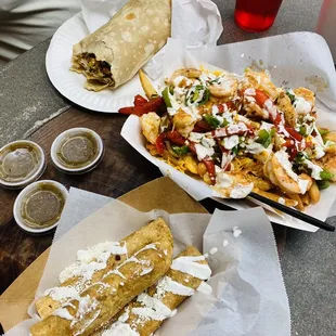 Cajun shrimp fries and more!!!