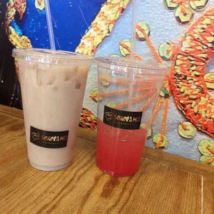 Banana frescha and watermelon