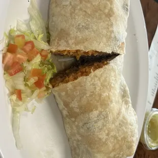 Carne Asada Burrito with cheese