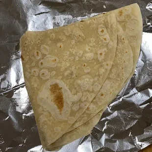 Tortillas de harina hechas a mano deliciosas