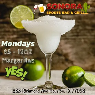 $5 margaritas