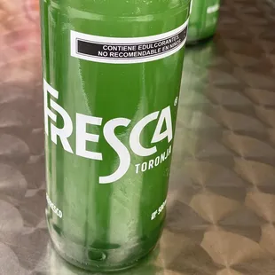 Fresca grapefruit soda