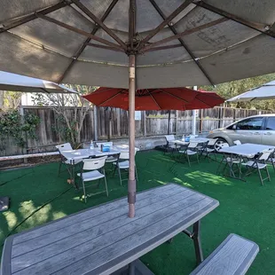 Outside seating area