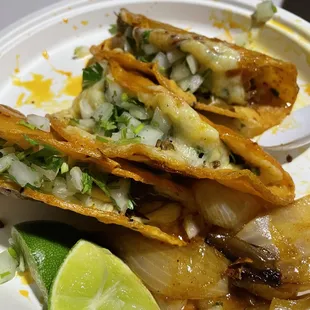 Quesabirrias (consommé not pictured)