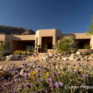 the front of the home