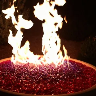 a bowl of fire and water