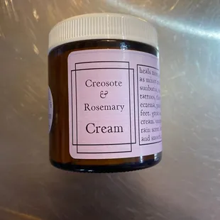 Creosote &amp; Rosemary cream