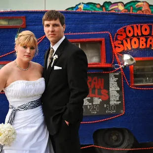 We loved Snoballs so much we invited them to our wedding!