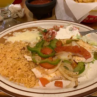 This Pescado (fish) dinner was excellent!