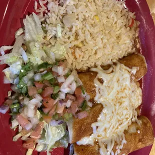 Chicken enchiladas