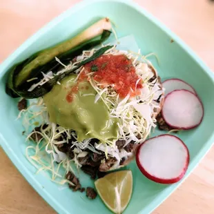 Lorenzo with carne asada