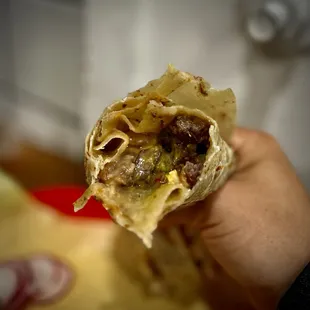 Burrito 2.0 cross section. Delicious!