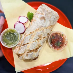 Burrito with costillo