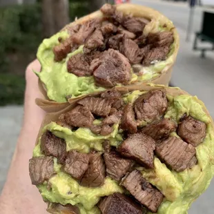 Carne asada burrito