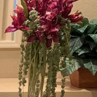 Orchids and freshest of blooms.
