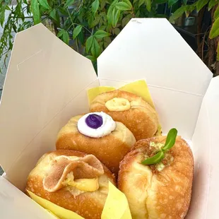 a box of doughnuts