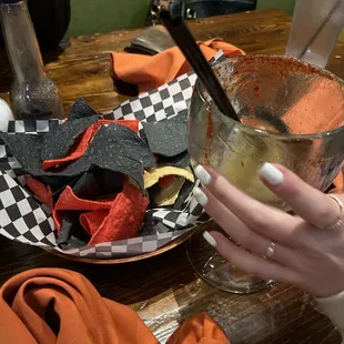 Chips and Mangonada