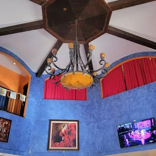 the interior of the restaurant