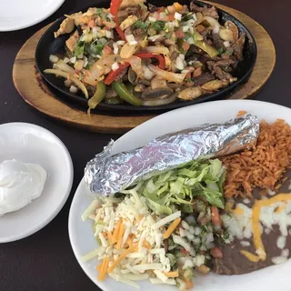 Chicken and Steak Fajitas