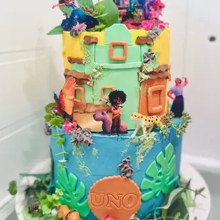 a colorful cake