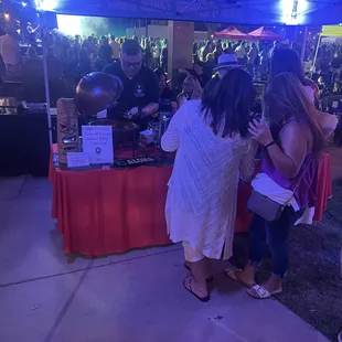 Pop up event at Christian Brothers Food , Beer, and Wine Extravaganza