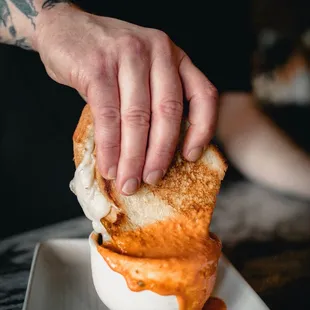 Grilled Cheese &amp; Creamy Tomato Basil Soup
