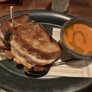 Grilled Cheese & Tomato Soup