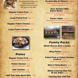 the menu on the iphone