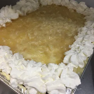 Homemade Pineapple or banana pudding