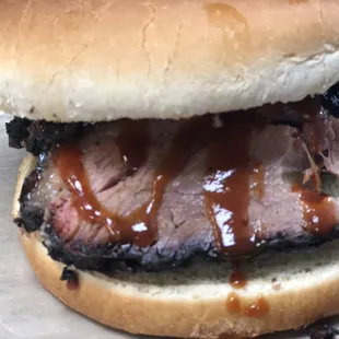 Voted best BBQ 
Brisket sandwich