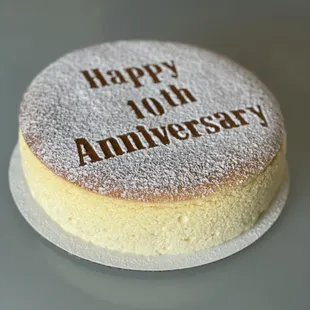 a happy 10th anniversary cake